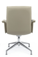 Изображение кресло rv design rubens-st (c1819-2) кожа светло-серый